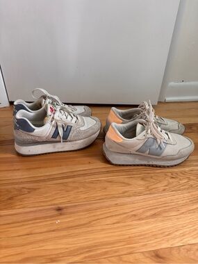 New Balance 574 Plus and 237 sneaker bundle